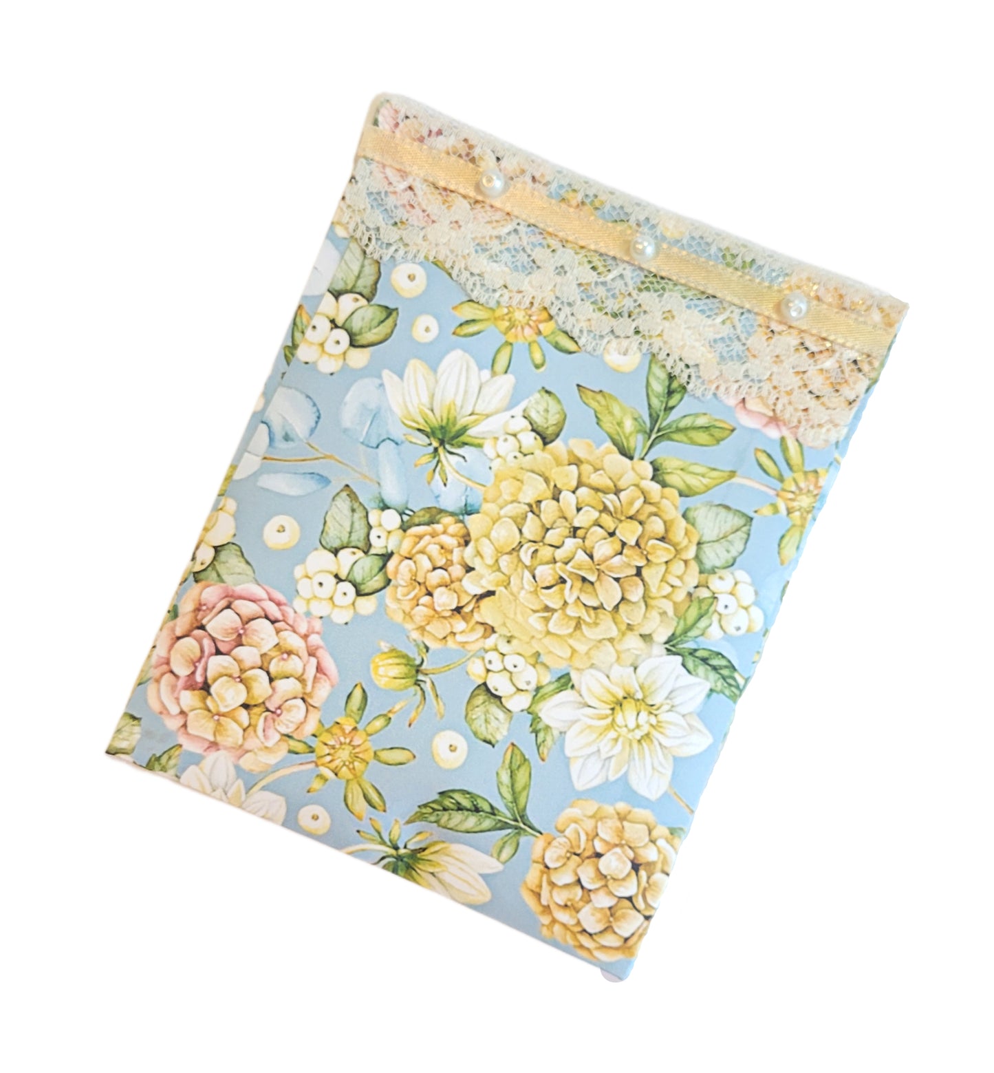 Pearls & Lace Chamomile Scented Drawer, Closet & Car Sachets, Large Size 4" x 5", 3-Pack - Chic Brico