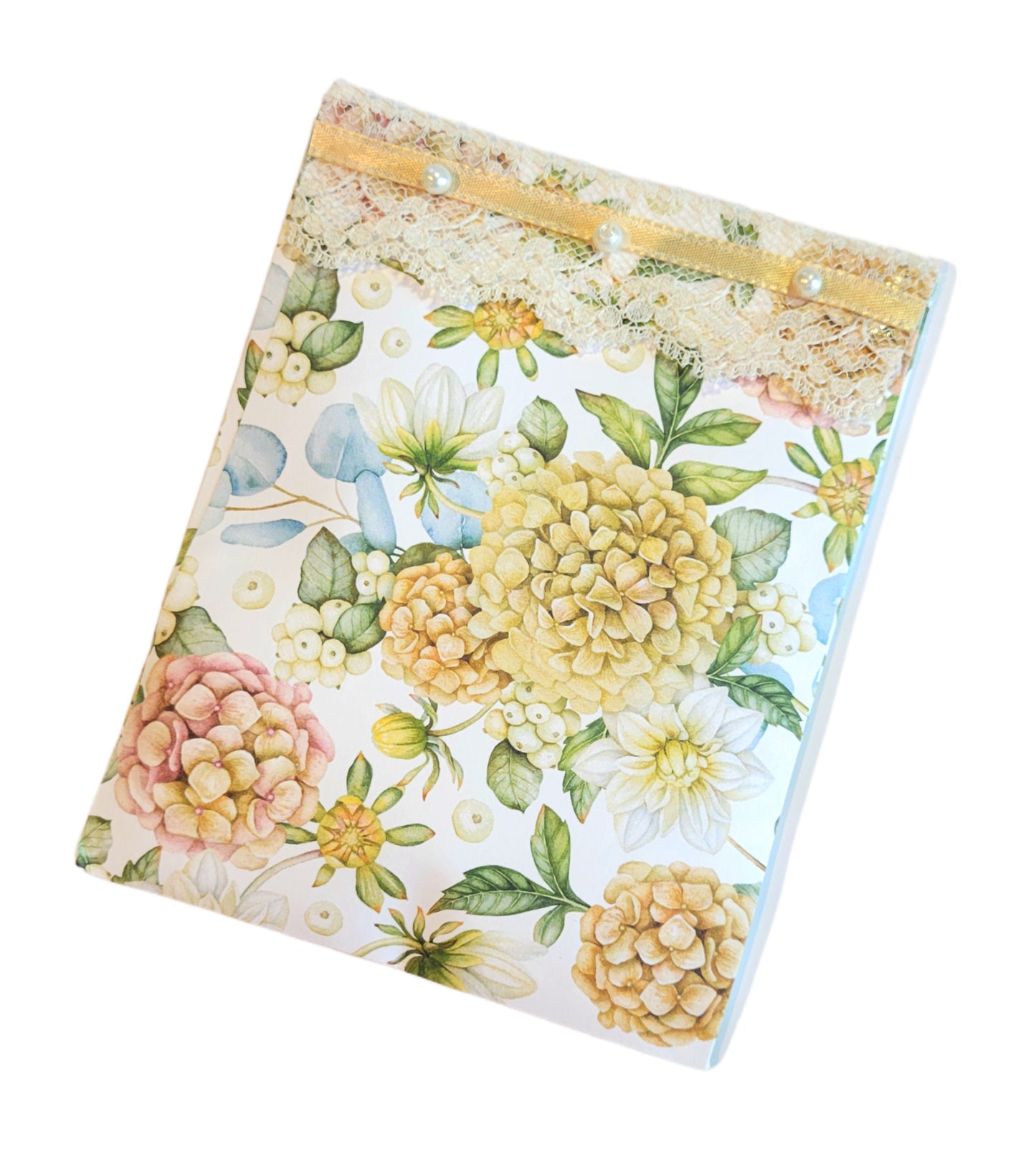 Pearls & Lace Chamomile Scented Drawer, Closet & Car Sachets, Large Size 4" x 5", 3-Pack - Chic Brico