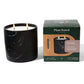 Natural Jasmine Vesper Black Marquina Candle 17oz - Chic Brico