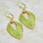 Russian Leaf Beaded Earrings - The Pastels (11 colors) - Chic Brico