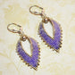 Russian Leaf Beaded Earrings - The Pastels (11 colors) - Chic Brico