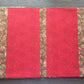 Fabric Covered Hardcover Notebook Composition Book Cover - Red & Brown Paisley - Chic Brico