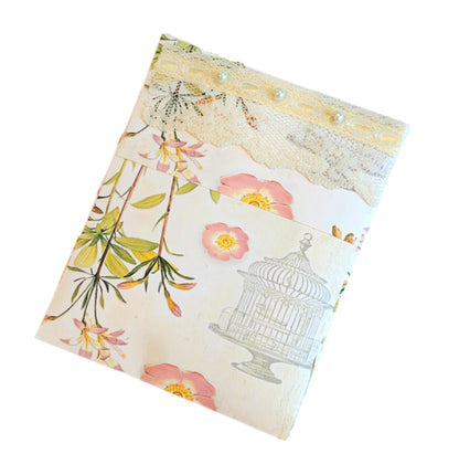 Pearls & Lace Eucalyptus Scented Drawer, Closet & Car Sachets, Large Size 4" x 5", 3-Pack - Chic Brico