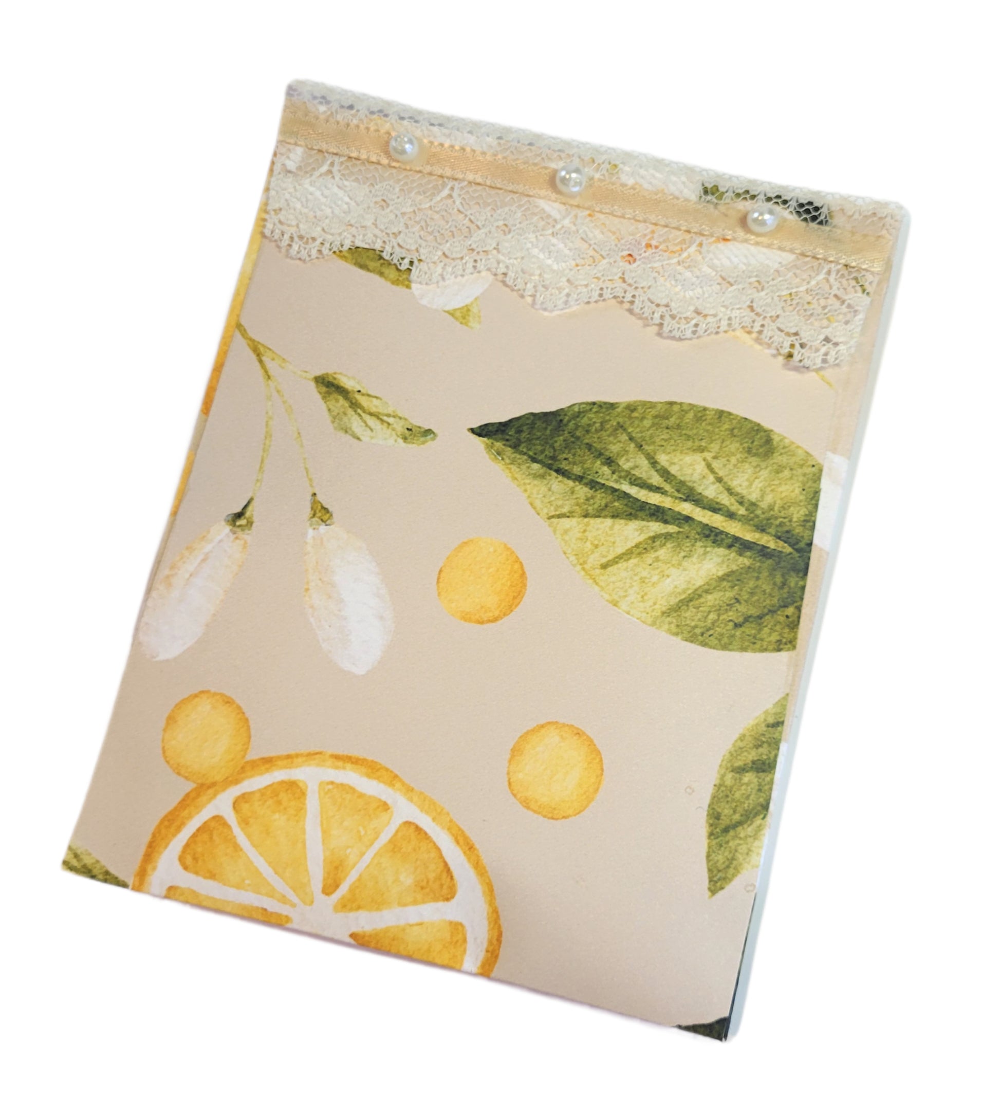 Pearls & Lace Lemongrass Scented Drawer, Closet & Car Sachets, Large Size 4" x 5", 3-Pack - Chic Brico