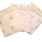 Pearls & Lace Rose Petal Scented Drawer, Closet & Car Sachets, Large Size 4" x 5", 3-Pack - Chic Brico