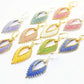Russian Leaf Beaded Earrings - The Pastels (11 colors) - Chic Brico