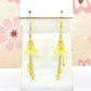 Yellow Bell Flower Earrings - Chic Brico