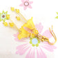 Yellow Bell Flower Earrings - Chic Brico