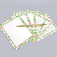 42-Pc Stationery Gift Box Set w/Reusable Desktop Organizer Box and Gold Pen - Fresh Red Watermelon - Chic Brico